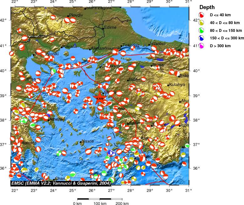 Regional moment Tensor