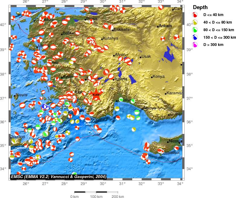 Regional moment Tensor