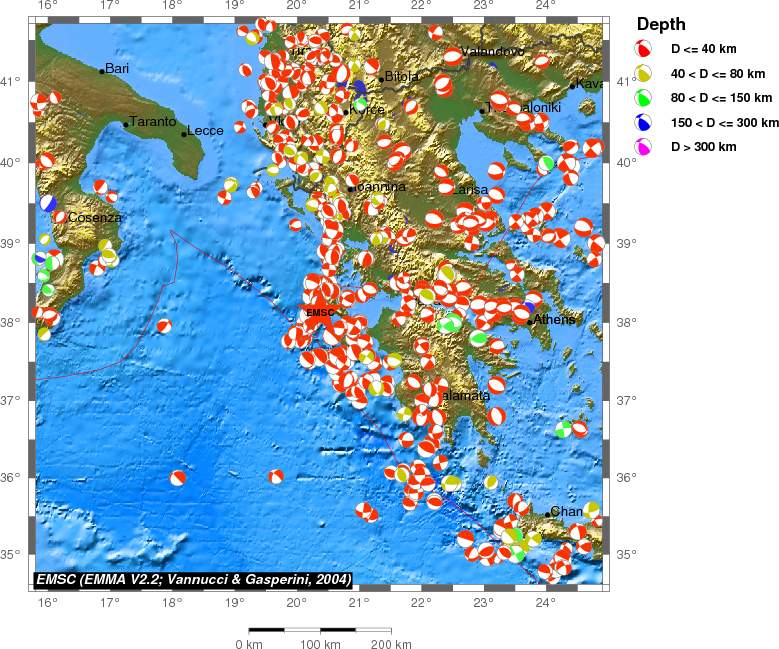 Regional moment Tensor