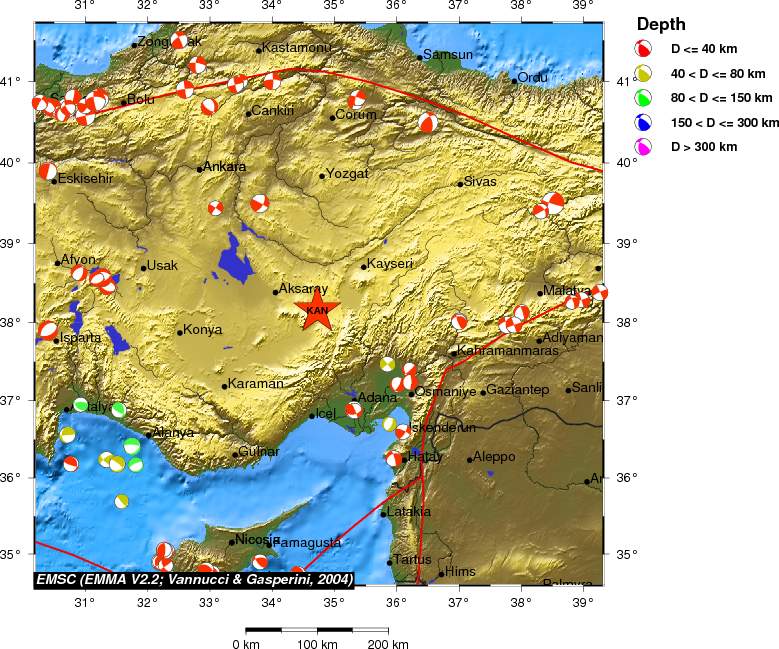 Regional moment Tensor