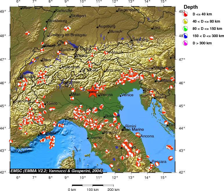 Regional moment Tensor