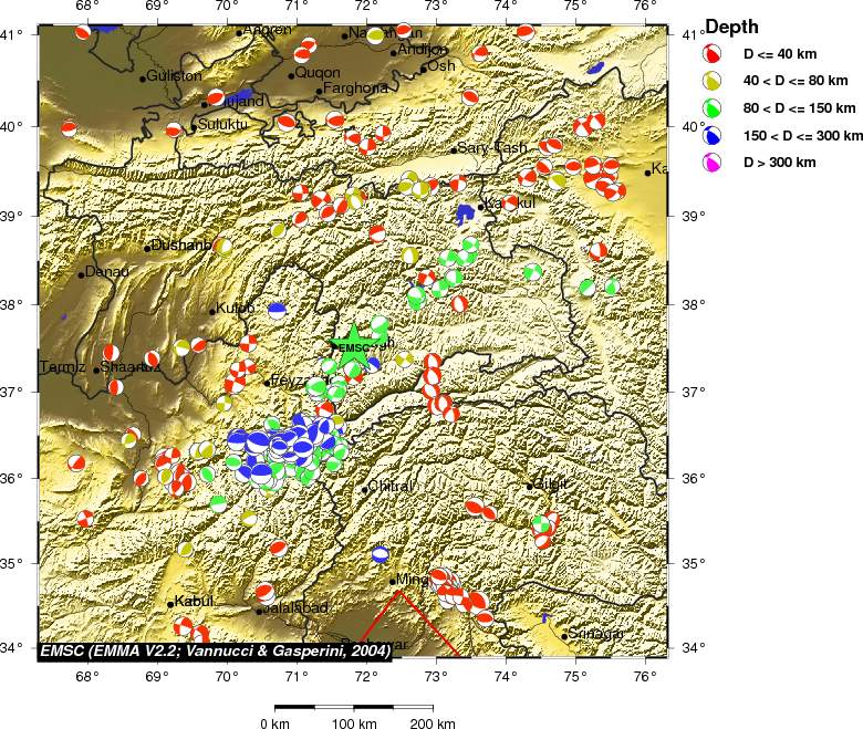 Regional moment Tensor