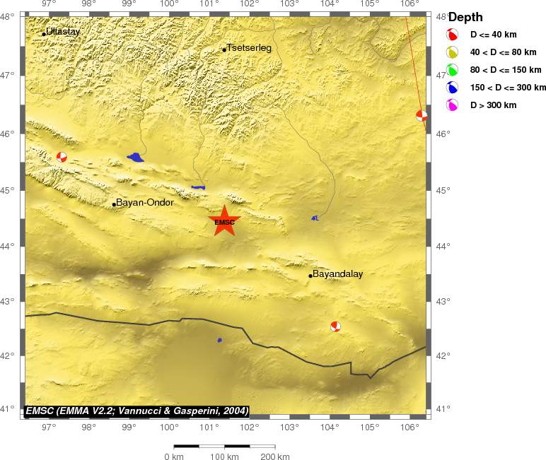 Regional moment Tensor