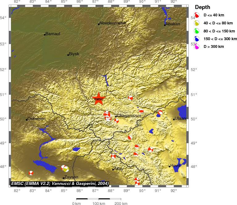 Regional moment Tensor