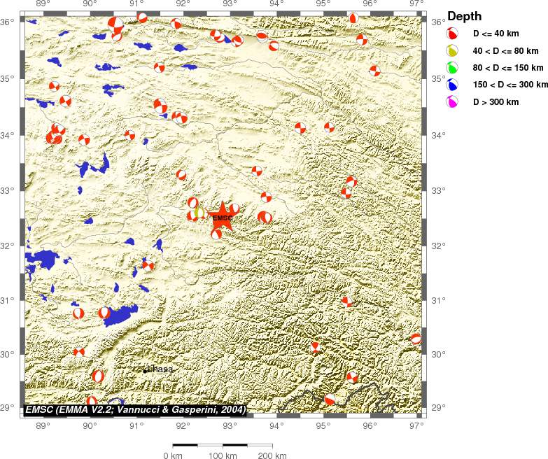Regional moment Tensor