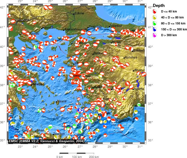 Regional moment Tensor
