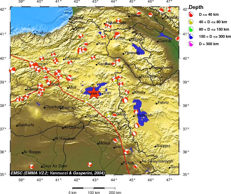 Regional moment Tensor