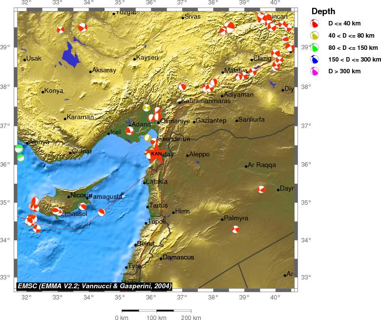 Regional moment Tensor