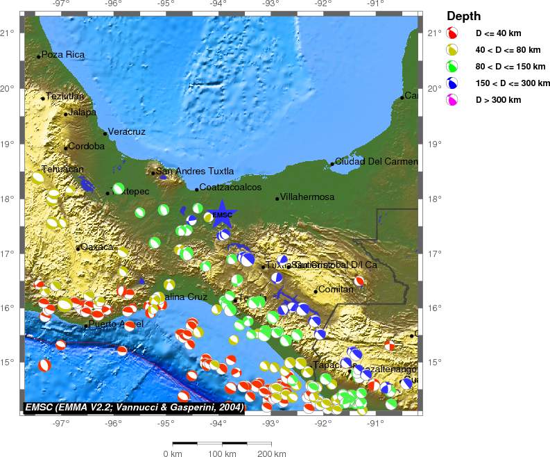 Regional moment Tensor