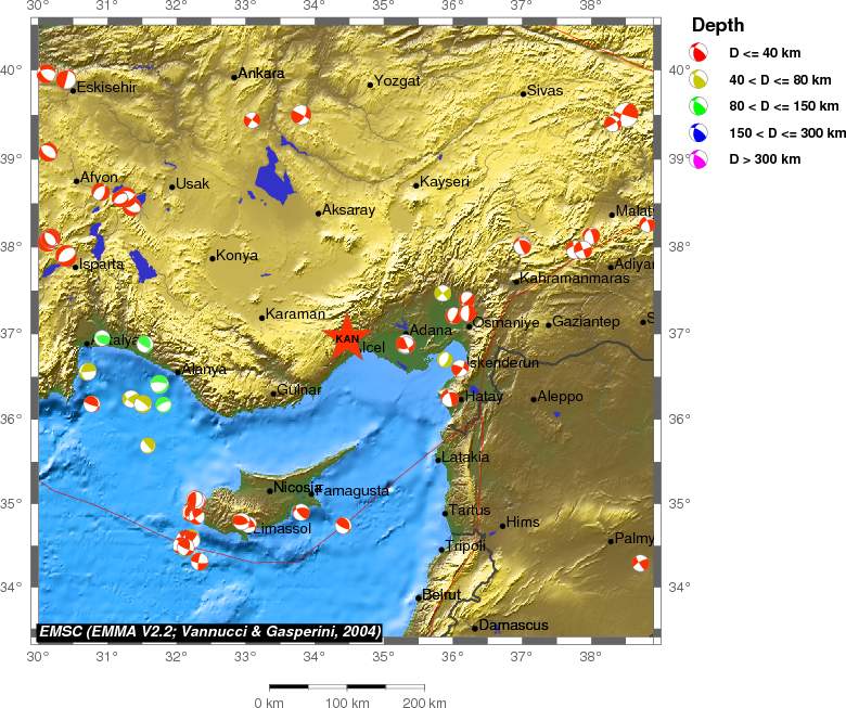 Regional moment Tensor