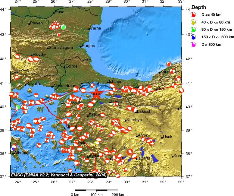 Regional moment Tensor