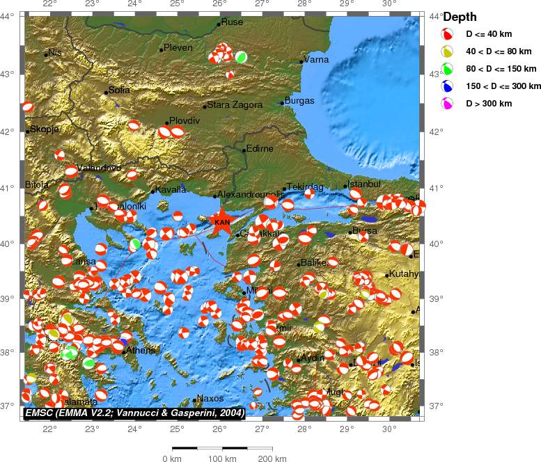 Regional moment Tensor