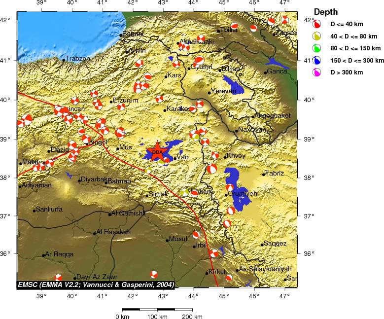 Regional moment Tensor