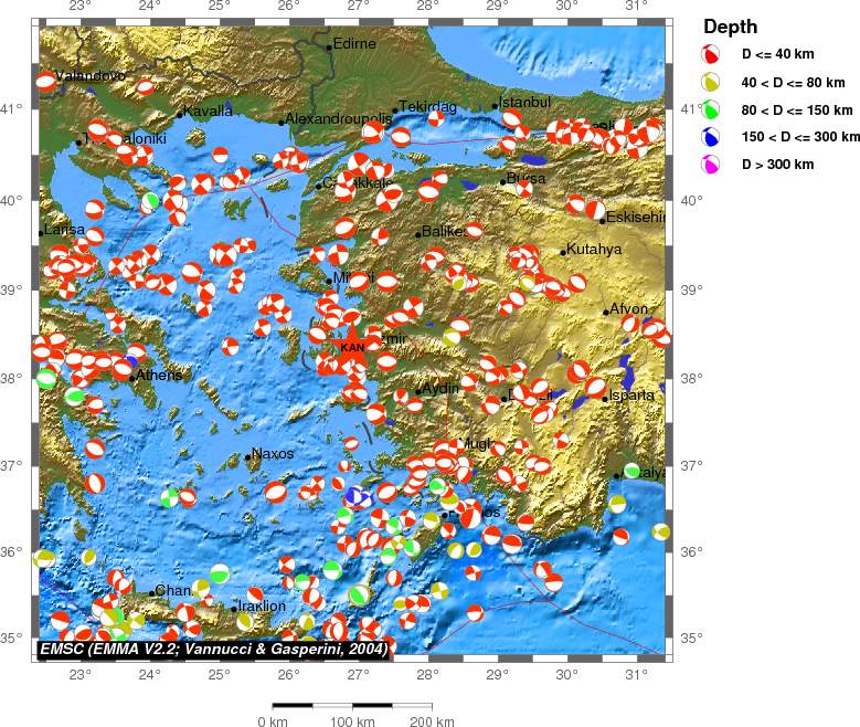 Regional moment Tensor