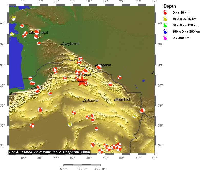 Regional moment Tensor