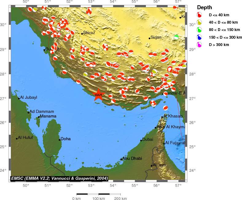 Regional moment Tensor