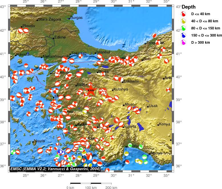 Regional moment Tensor