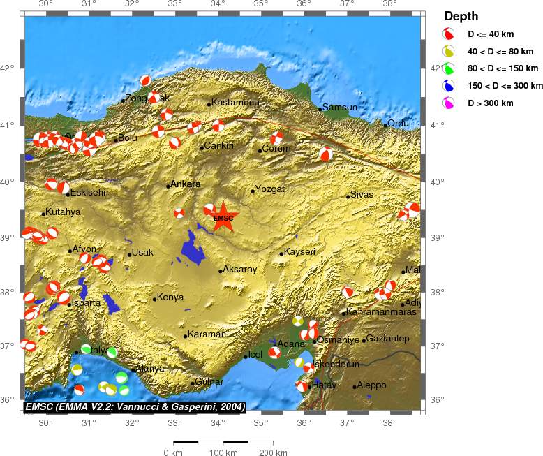 Regional moment Tensor