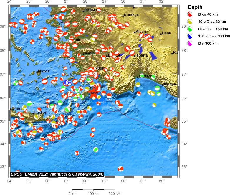 Regional moment Tensor