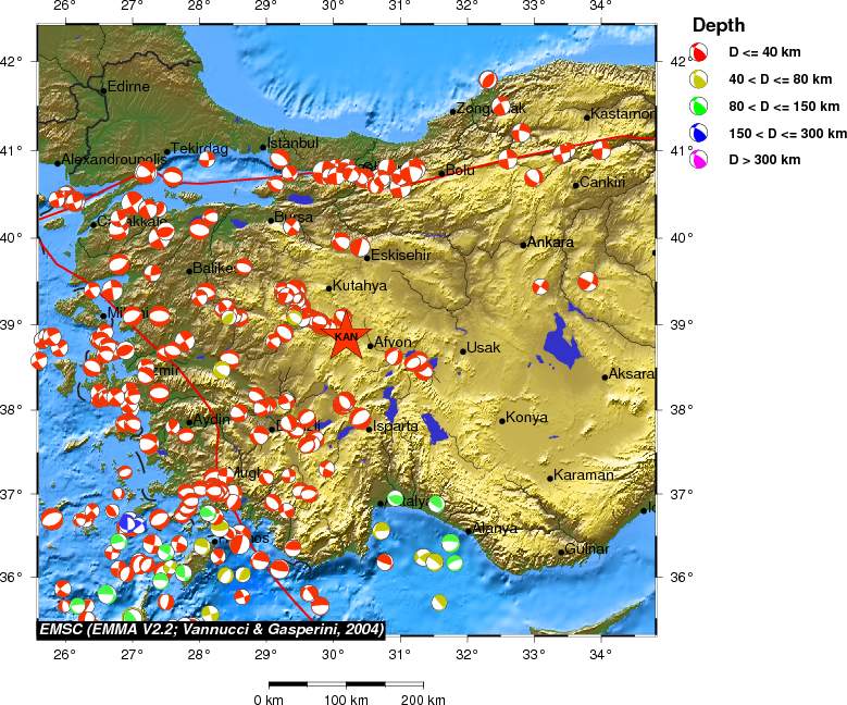 Regional moment Tensor