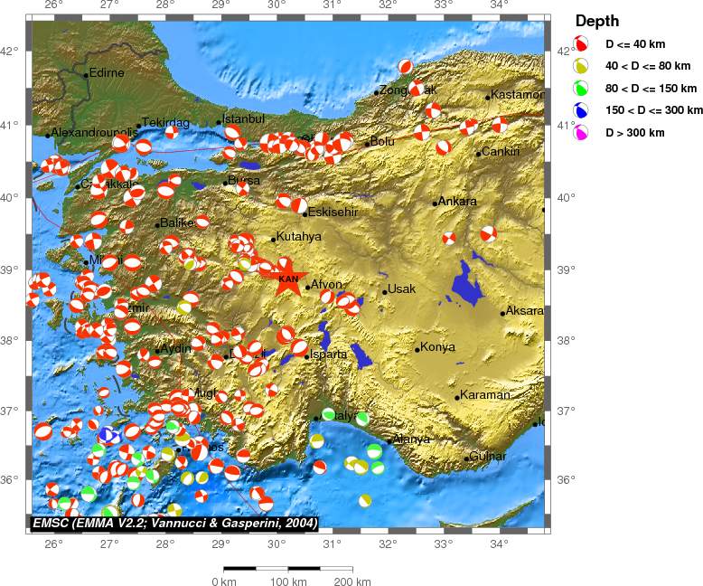 Regional moment Tensor