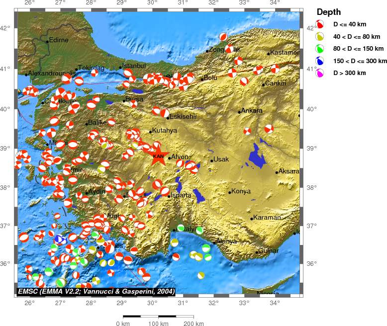 Regional moment Tensor