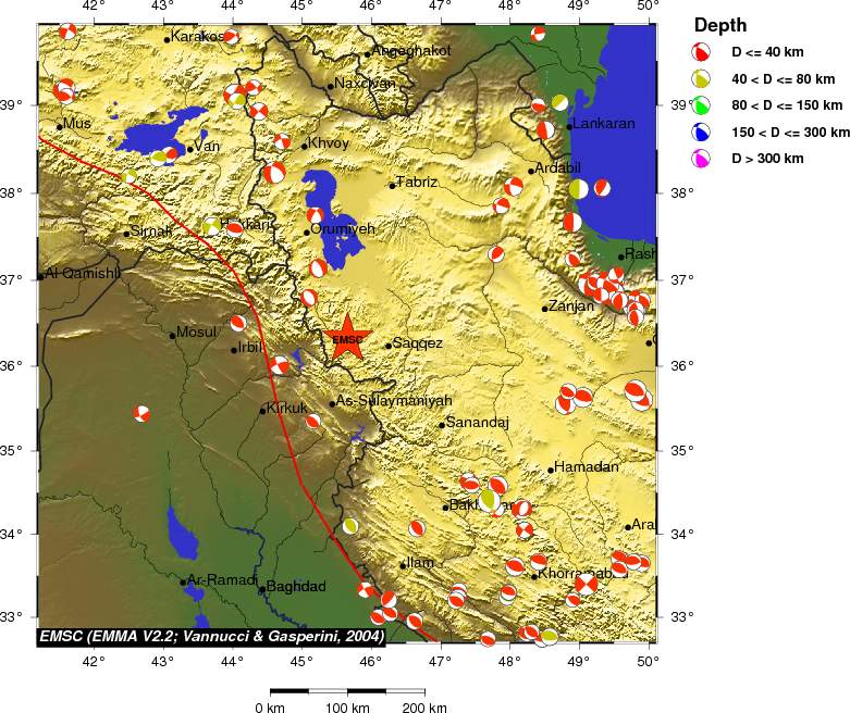Regional moment Tensor