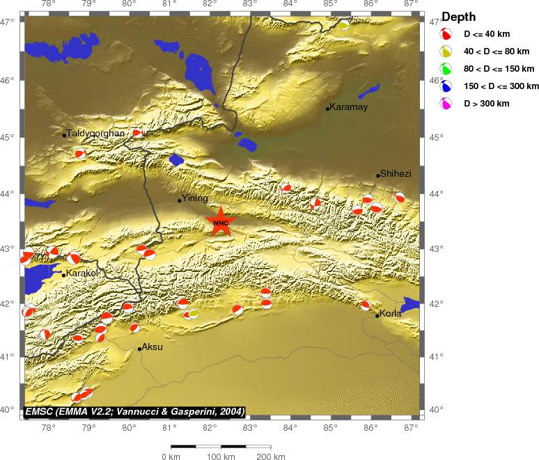 Regional moment Tensor