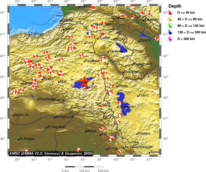 Regional moment Tensor