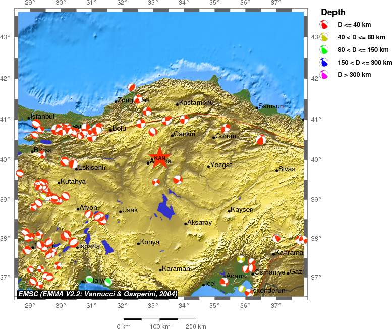 Regional moment Tensor