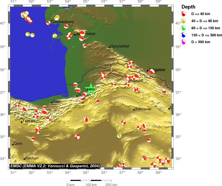 Regional moment Tensor