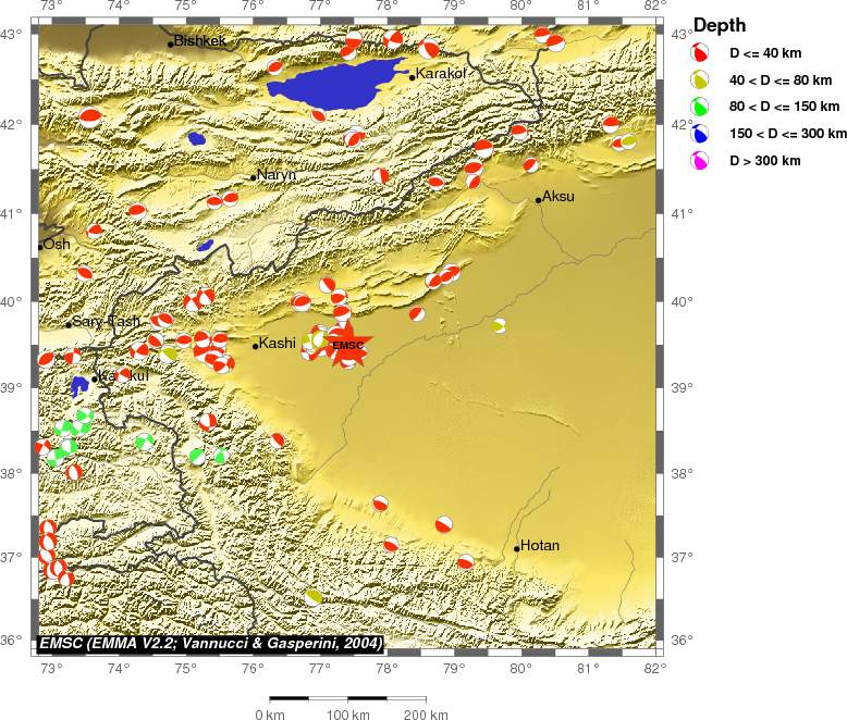 Regional moment Tensor