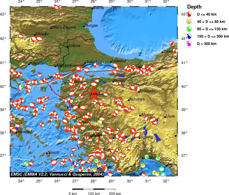 Regional moment Tensor