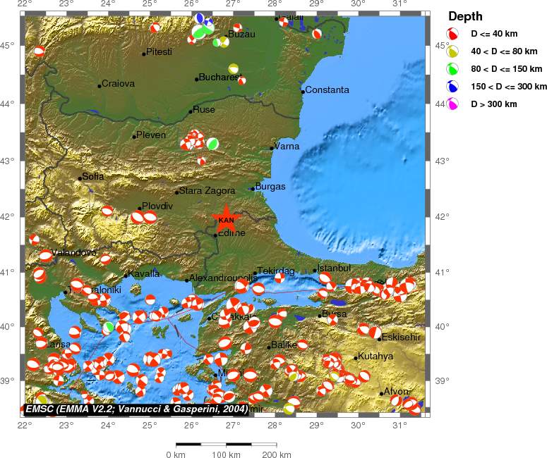 Regional moment Tensor