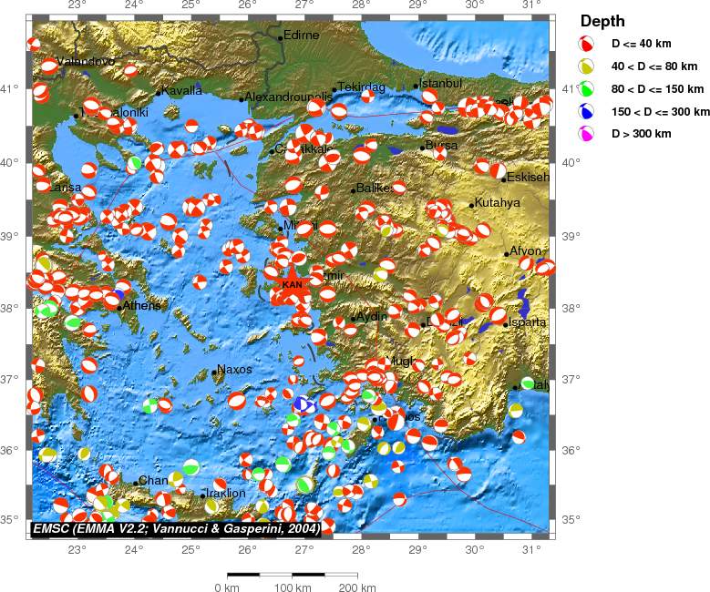 Regional moment Tensor