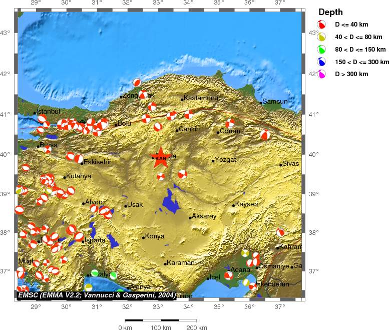 Regional moment Tensor