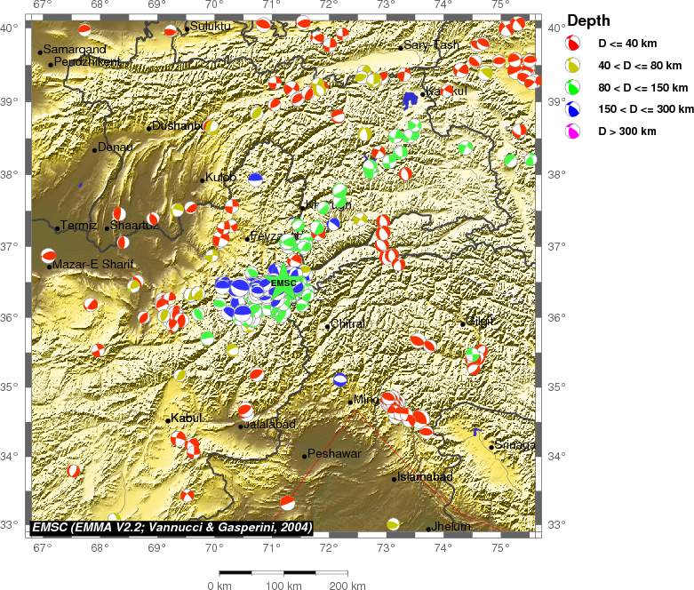 Regional moment Tensor