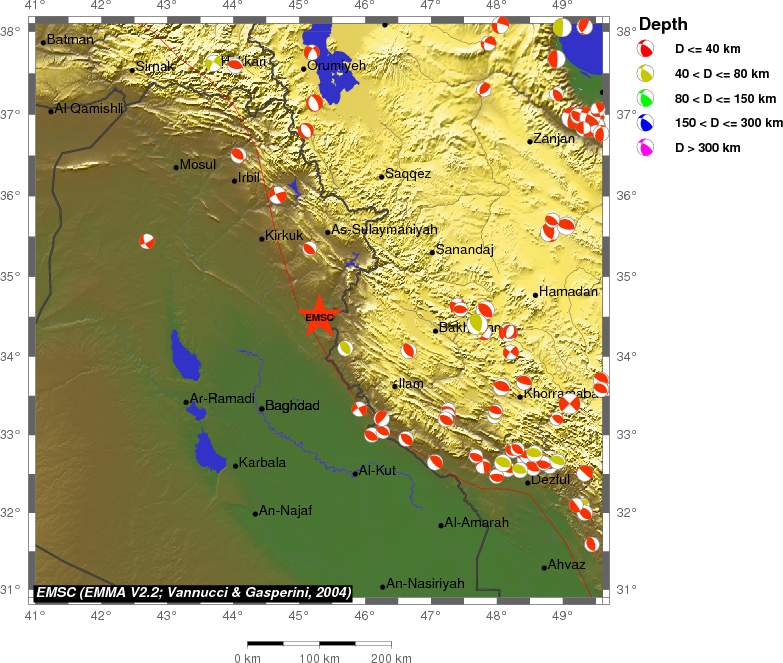 Regional moment Tensor