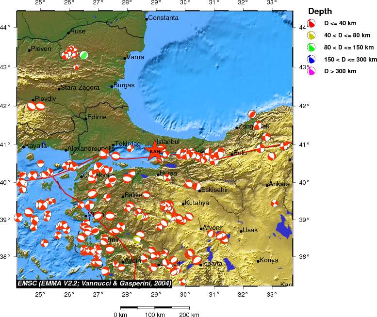 Regional moment Tensor