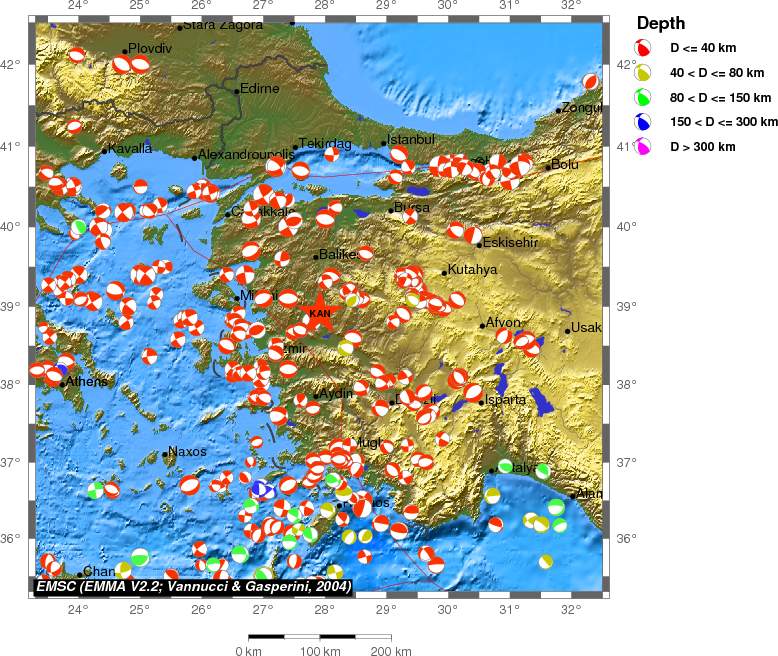 Regional moment Tensor