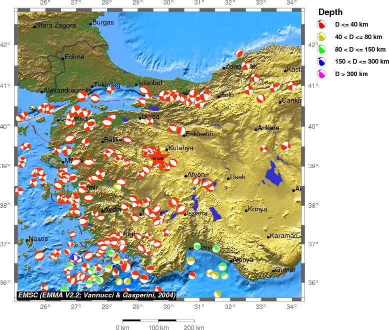 Regional moment Tensor
