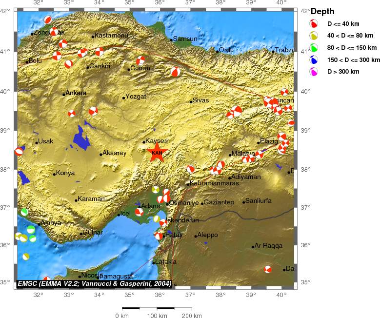 Regional moment Tensor