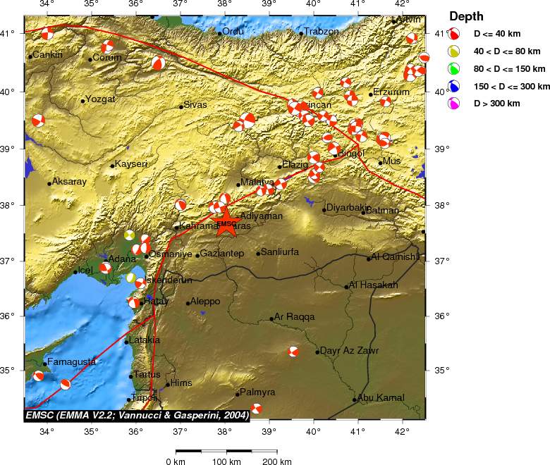 Regional moment Tensor
