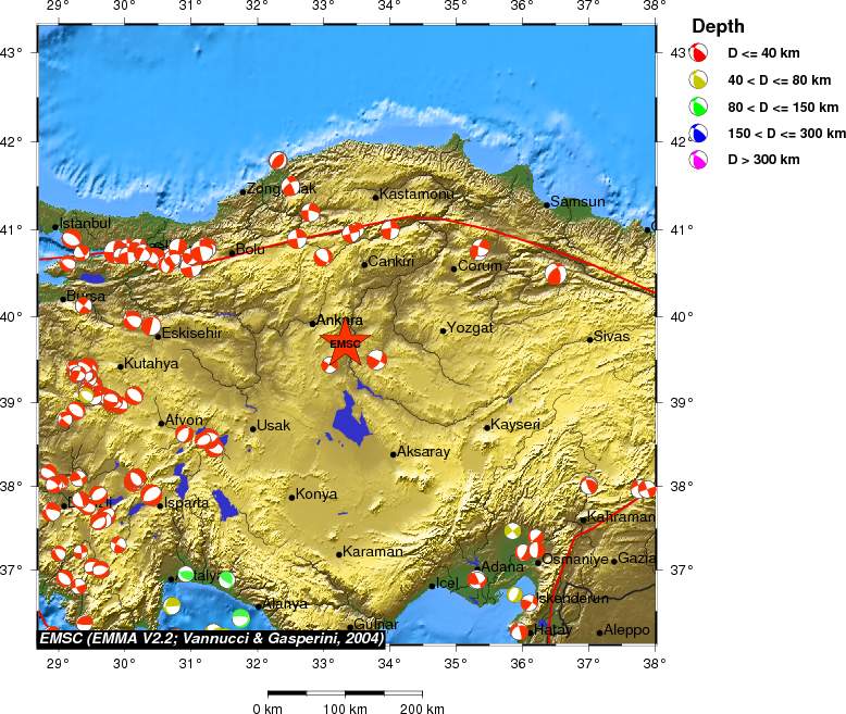 Regional moment Tensor