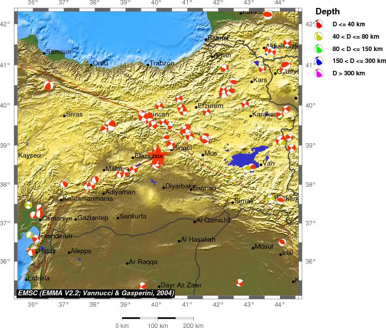 Regional moment Tensor