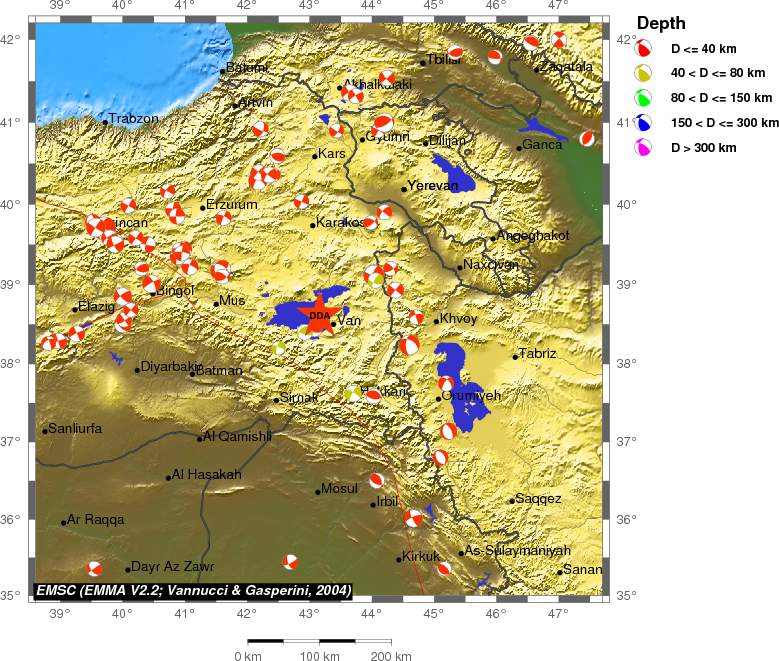 Regional moment Tensor