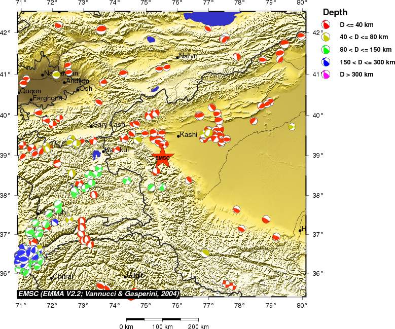 Regional moment Tensor