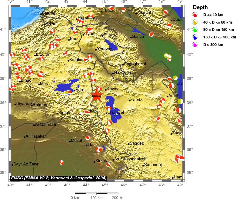 Regional moment Tensor