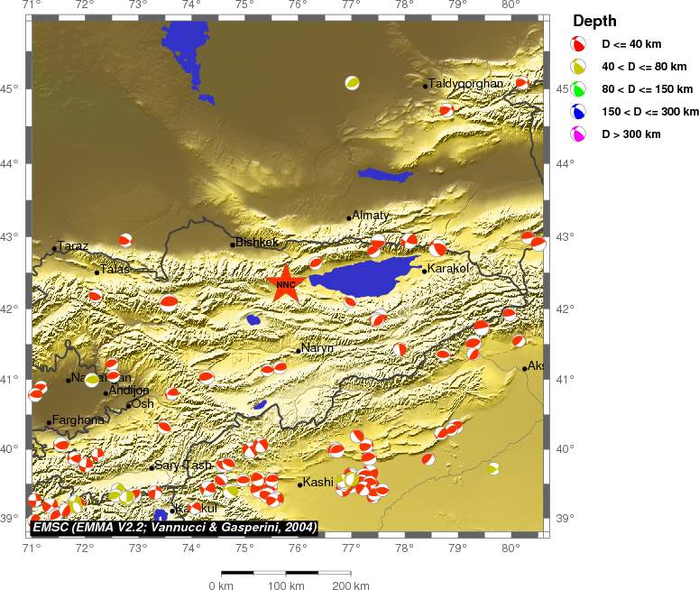 Regional moment Tensor