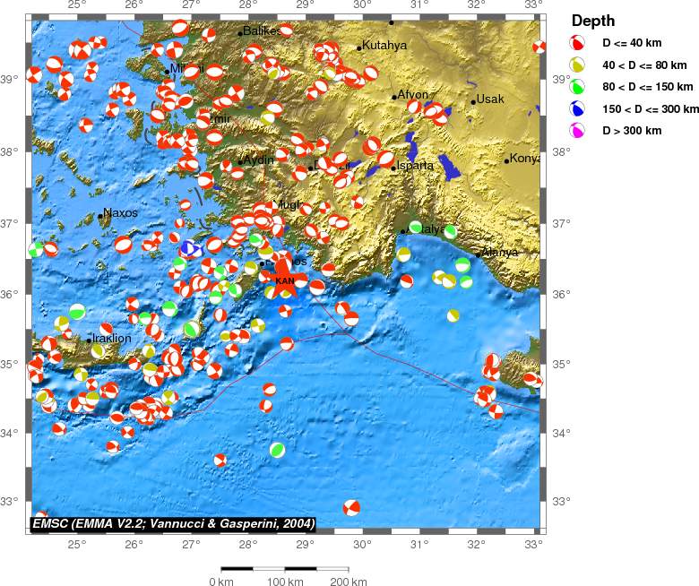 Regional moment Tensor
